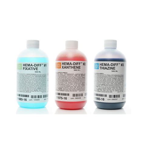 Diff Quick Stain Procedure に対する画像結果