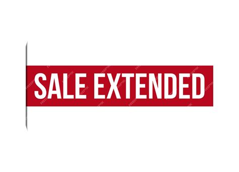 Toradh íomhá ar Sale Extended Sticker