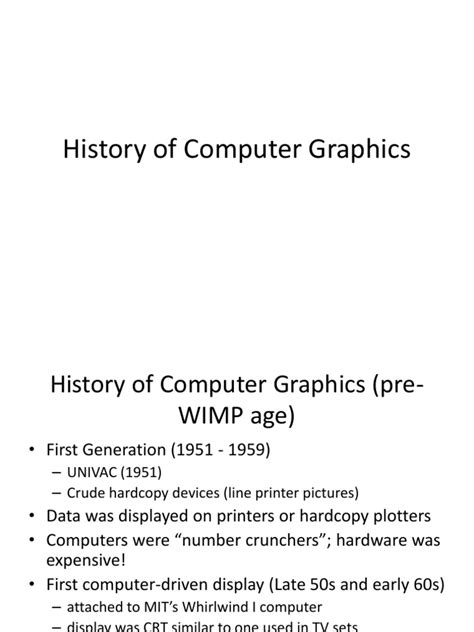 The First Image of Computer Graphics に対する画像結果