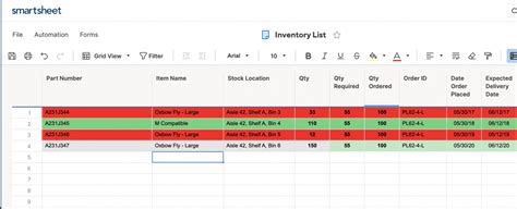 Toradh íomhá ar How to Set Conditional Formatting in Smartsheet