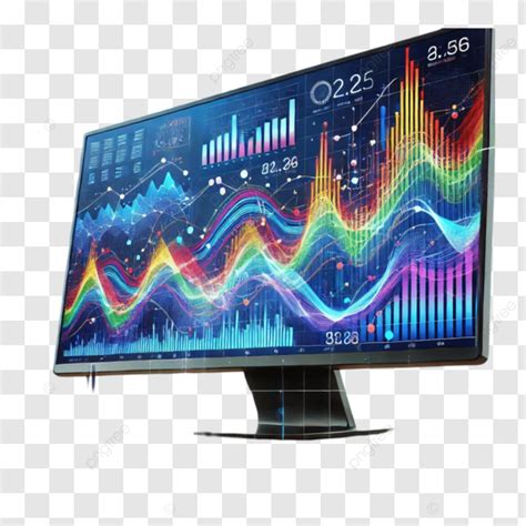 Image result for Computer with Graph Data PNG