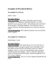 Procedural History Example に対する画像結果