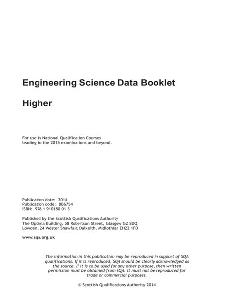 Bildergebnis für Higher Engineering Science Data Booklet