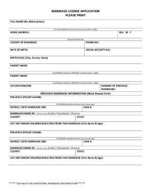 Image result for Wedding License Application