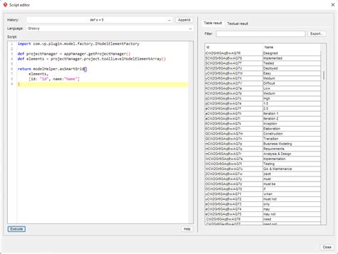 Image result for MagicDraw Groovy Query
