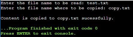 Image result for Copy One File to in Another Program in C