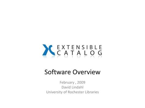Résultat d’images pour All Software Overview Slide