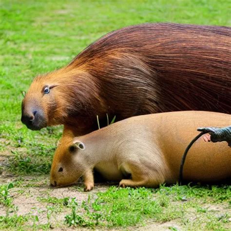 Image result for Anaconda Eating Capybara