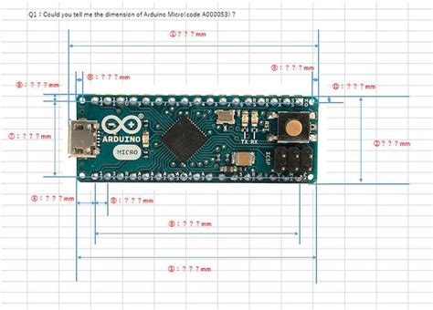 Arduino R4 Pinout Dimensions に対する画像結果