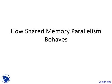 Image result for Shared Memory Parallel Processing