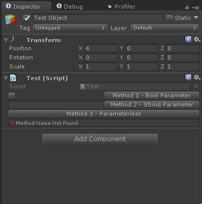Insspect Tool in Game Unity API に対する画像結果