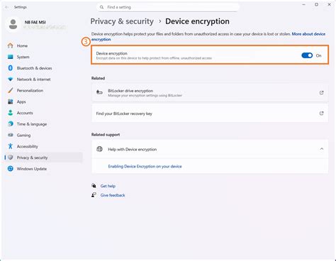 Image result for Device Encryption Settings FR