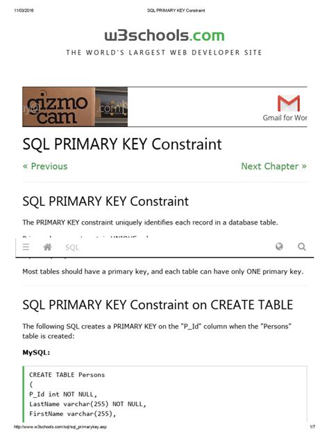 Image result for Key Constraint SQL Query