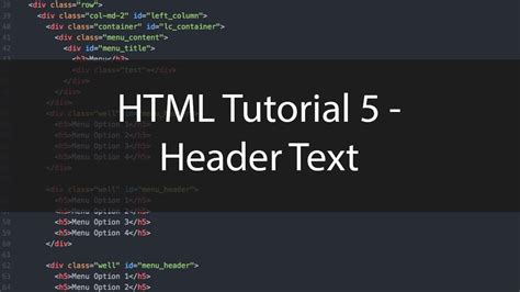 Image result for Header Code Banner Text