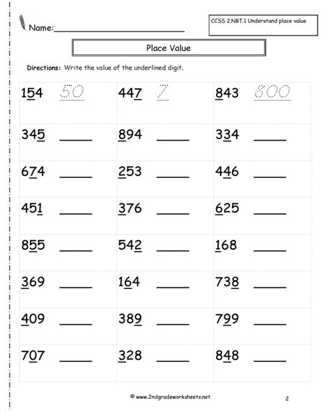 Image result for 3rd Grade Math Worksheets Rounding