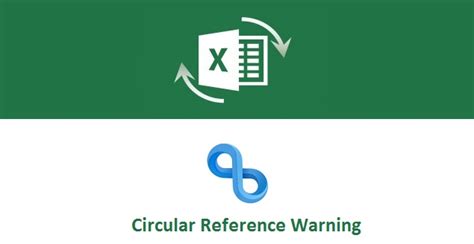 Résultat d’images pour Excel Circular Reference Warning Message