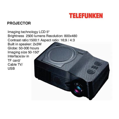 Image result for Projector Screen Telefunken TV