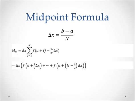 Image result for Midpoint Estimation Formula