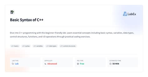 Toradh íomhá ar CPP Basic Syntax