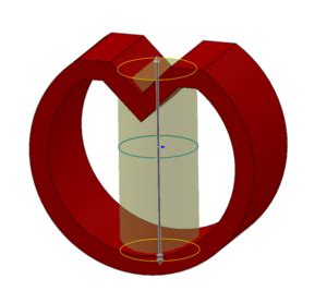 SolidWorks Intersect Feature に対する画像結果
