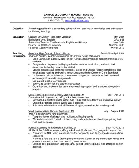 Image result for Teacher Resume Objective Statement Examples