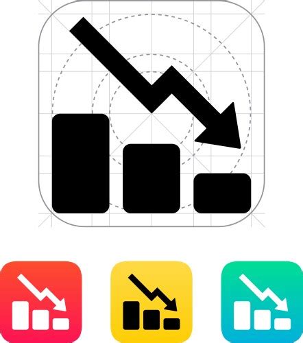Image result for Stock Down Graph Vector