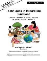 Image result for Basic Calculus Quarter 4 Module 1