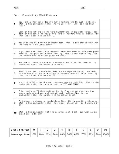 Find Probability Word Problems with Solutions に対する画像結果