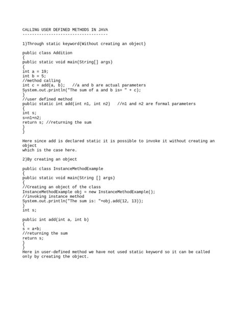 Toradh íomhá ar Calls Users Defined Method to Synonyms Major Java File