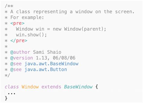 Image result for Java Parameter Comment