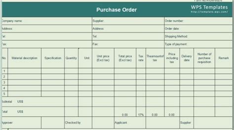 Image result for Create Purchase Order Excel