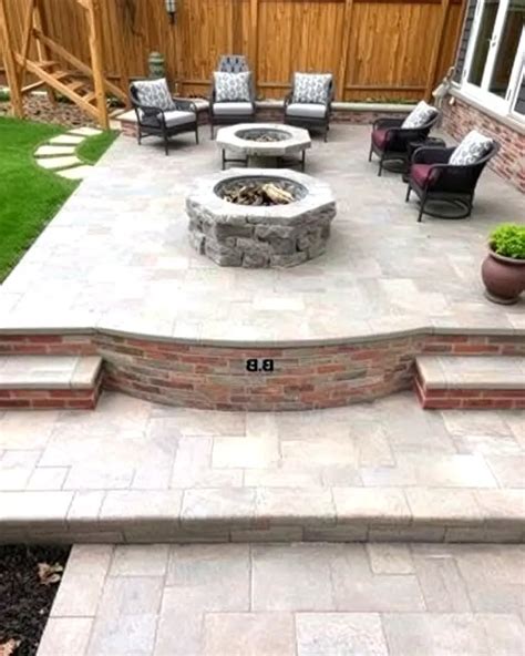 Image result for Multi-Level Stamped Concrete Patio