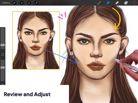 Image result for Face Drawing Procreate