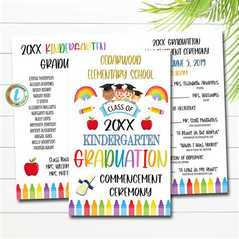 Afbeeldingsresultaten voor Preschool Graduation Ceremony Program Sample
