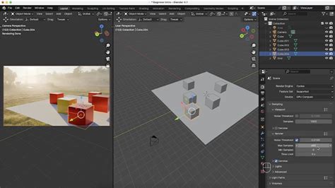Blender Rendering Tutorial に対する画像結果