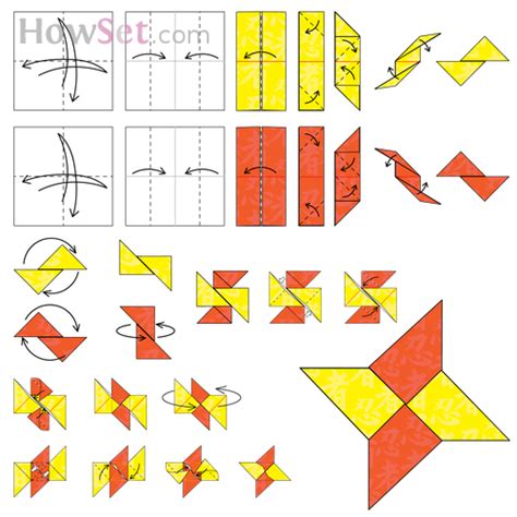 Toradh íomhá ar How to Make a Origami Shuriken