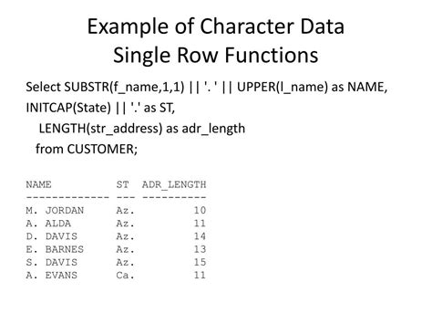 Afbeeldingsresultaten voor SQL Character Functions List