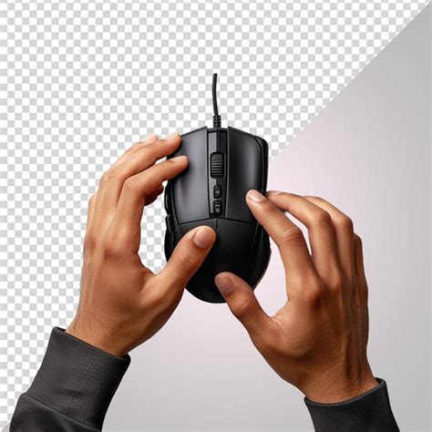 Hand On Computer Mouse above View ਲਈ ਪ੍ਰਤੀਬਿੰਬ ਨਤੀਜਾ