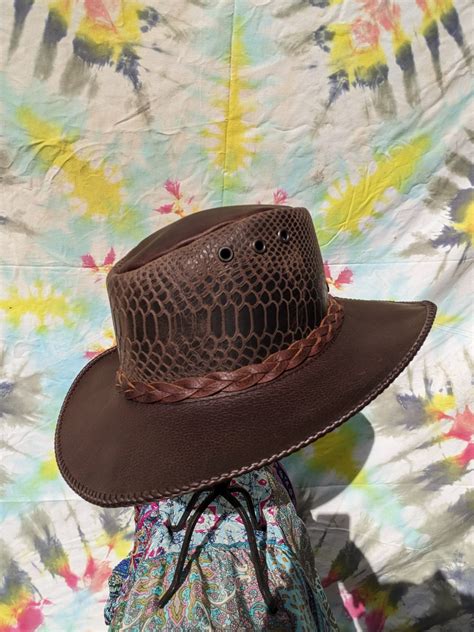 Toradh íomhá ar Python Skin Outback Hat