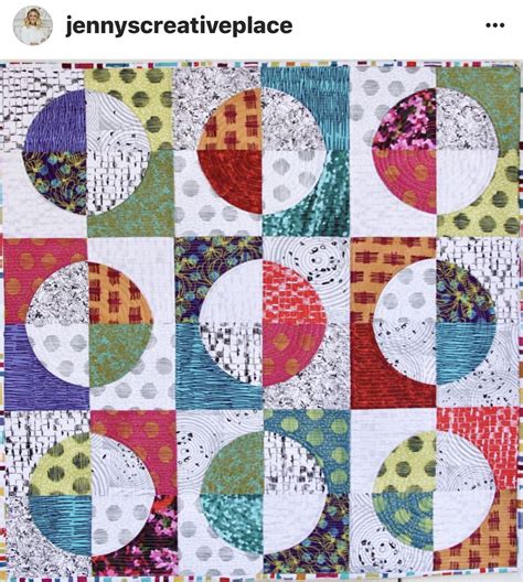 תוצאת תמונה עבור Easy Circle Quilt Pattern