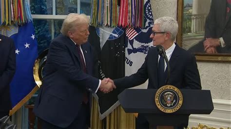 Image result for Tim Cook Trump Gift