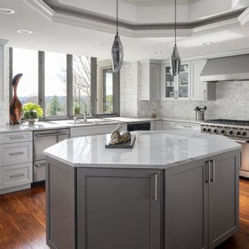 Image result for Octagon Quartz Islander Kitchen