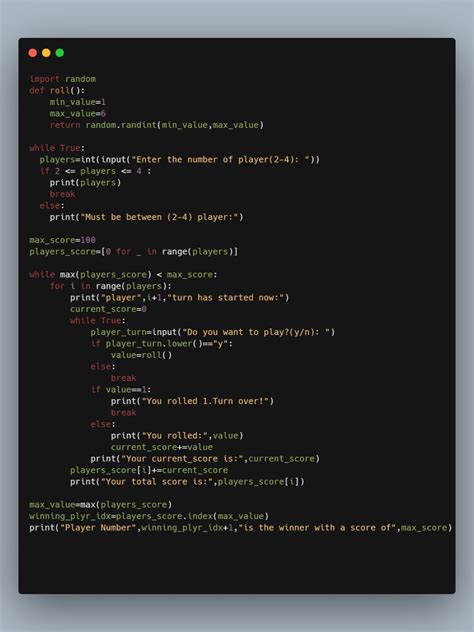 Image result for Dice Game Python