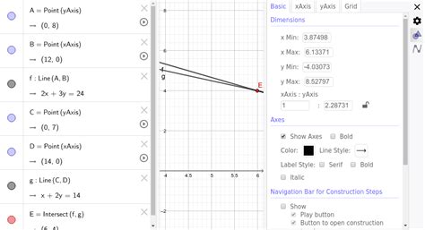 Image result for Solving Simultaneous Equations Graphically GeoGebra