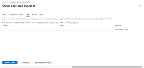 Toradh íomhá ar Dedicated SQL Pool