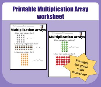 Image result for 3rd Grade Multiplication Games Printable Array