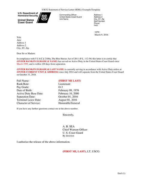 Afbeeldingsresultaten voor Statement of Military Service Example