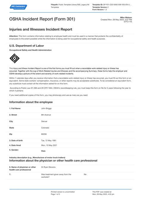 Afbeeldingsresultaten voor OSHA PDF Download