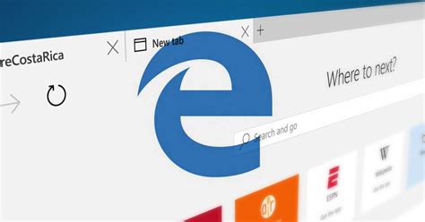 Toradh íomhá ar Internet Explorer Microsoft Edge Browser