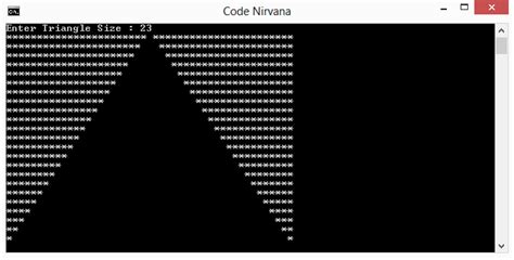 Hole Trinangle Pattern in Java に対する画像結果